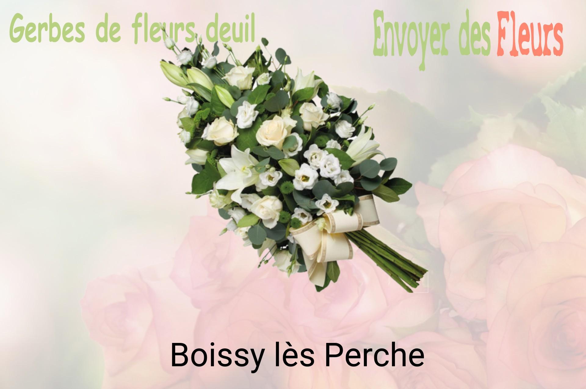 Gerbe de fleurs de deuil livrée à Boissy-lès-Perche